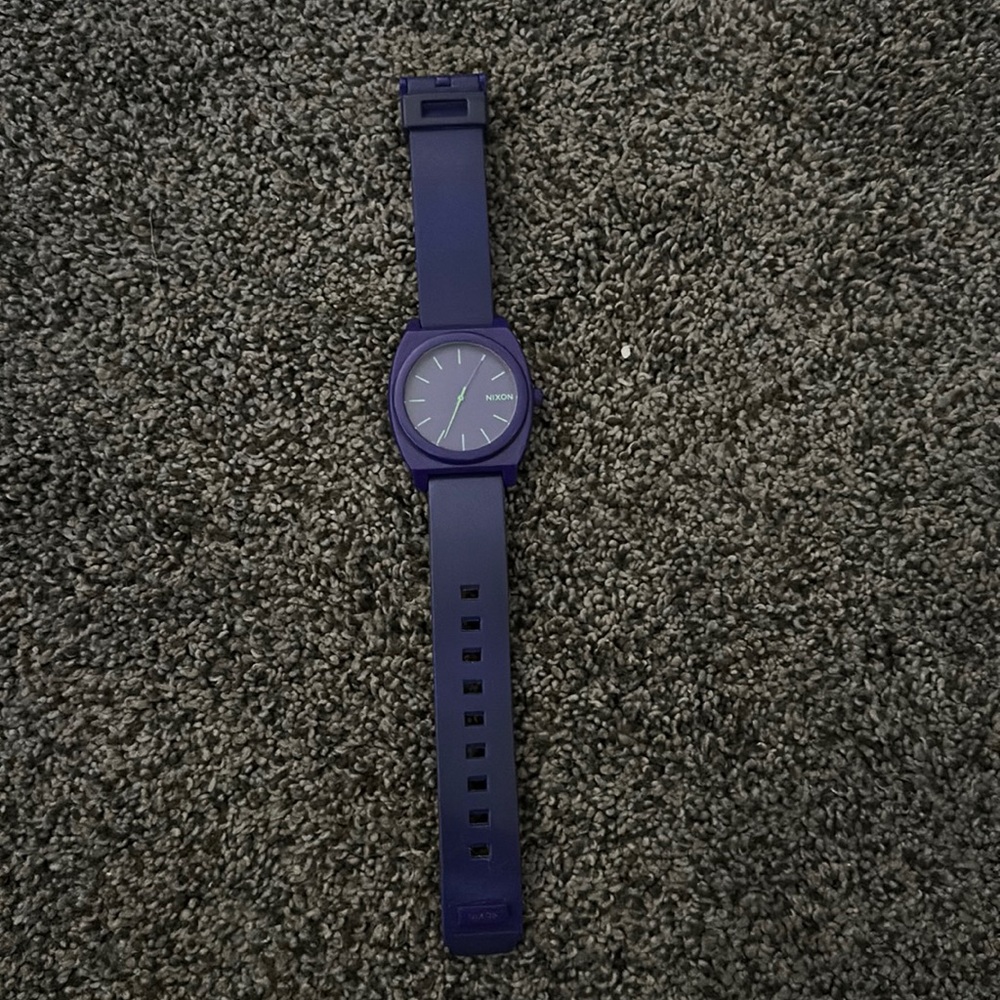 Nixon Purple Plastic Watch